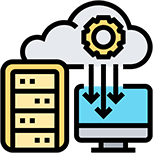 Local or cloud backup icon